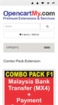 Mobile Screenshot of opencartmy.com